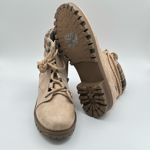 Women’s Sugar Cream Ankle Boots Size 8.5 - Picture 5 of 8